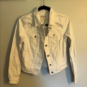 Old Navy White Denim Jacket